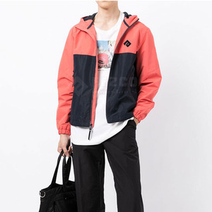 Chaqueta Cortavientos Ligera de Invierno para Hombre, Estilo Casual, Cuello Alto, Impermeable, con Cremallera y Capucha, Ecológica, de Nailon/Poliéster - Product Image 2