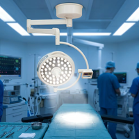Lampe chirurgicale LED médicale 160000 Lux Série 500 à focalisation réglable, sans ombre, avec mode endoscope pour chirurgie hospitalière