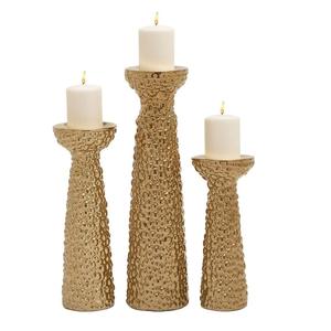 Bougeoir en métal pour éclairage et décoration d'intérieur Bougeoir décoratif élégant à finition antique - Product Image 1