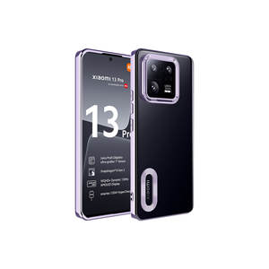 Funda Protectora para Cámara Omega con Ventana para el Logotipo, de TPU Suave y Silicona Líquida para Xiaomi Mi 13 Pro, Compatible con Poco X4 Pro 5G Lila - Product Image 1