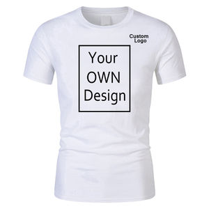 Camiseta de algodón 100% de alta calidad para hombre, camiseta personalizada en blanco a bajo precio de talla grande, transpirable, informal, cuello redondo, manga corta, diseño sólido - Product Image 3