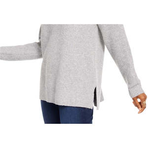 Maglione a Maniche Lunghe Hippie Rose Junior per Ragazze, Casual con Stampa, Lavorato a Maglia, per Autunno e Inverno, Decorazione con Bottoni Frontali, Grigio, Taglia Large - Product Image 3