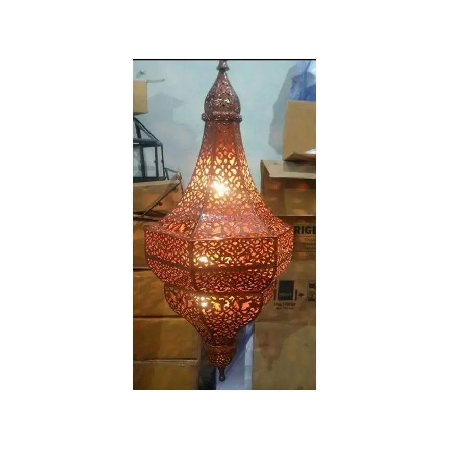 Lampu gantung Retro eksotis Asia untuk ruang makan/tamu lampu gantung berukir berongga Hotel kamar tidur Bar klub aula Kafe