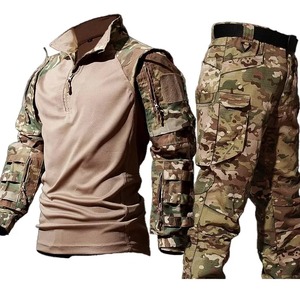 Camisa Táctica de Manga Larga de Alta Calidad en Material Duradero para Hombre y Chaqueta Tejida Ignífuga de Camuflaje, Transpirable - Product Image 2