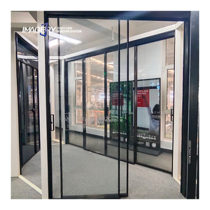 Conception personnalisée <span class=keywords><strong>double</strong></span> <span class=keywords><strong>porte</strong></span> <span class=keywords><strong>coulissante</strong></span> <span class=keywords><strong>en</strong></span> aluminium à profil mince <span class=keywords><strong>en</strong></span> <span class=keywords><strong>verre</strong></span> à 2 panneaux à faible émissivité <span class=keywords><strong>pour</strong></span> le salon - Product Image 6