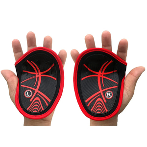 Color rojo y negro, recién llegado, calidad Premium, entrenamiento, gimnasio, ejercicio, Fitness, levantamiento de pesas, almohadillas de agarre de mano por INCREÍBLES INDUSTRIAS - Product Image 4