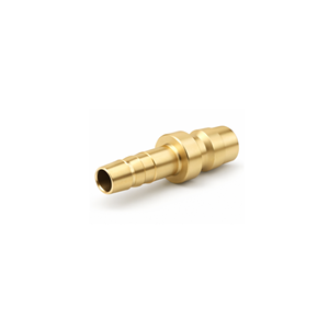 Conector Rápido de Latón con Espiga para Manguera de 3/4 pulgadas (JTSP-34PH), L84mm, para Agua/Aceite/Aire/Vapor/Químicos, NBR/FKM/EPDM/FFKM - Product Image 1