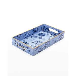 Grand plateau décoratif en bois de présentation design personnalisé imprimé haute émail fini plateau de service présentoir à fruits grand plateau d'ustensiles de cuisine - Product Image 6