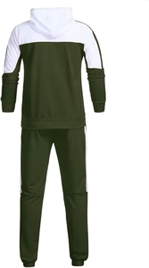 Conjunto Deportivo Personalizable para Hombre, Estilo Urbano, Primavera, Pantalones Deportivos con Capucha, Cierre de Cremallera, Transpirable, Secado Rápido, Venta al Por Mayor - Product Image 3