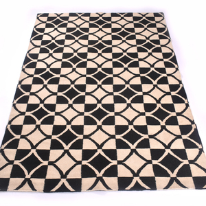 Direct prix usine marocain boucle Design Kilim tapis ensemble tissé à la main réversible résistant aux taches polyvalent mosaïque laine cuisine - Product Image 1