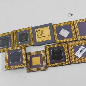 Nuovo/usato CPU in ceramica dorata miglior prezzo fornitori di rottami di rottami di cpu in ceramica oro Pentium