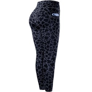 Leggings d'hiver en velours chaud taille haute pour femmes pantalon épais avec coutures techniques tailles S-5XL motif solide pour l'été - Product Image 3