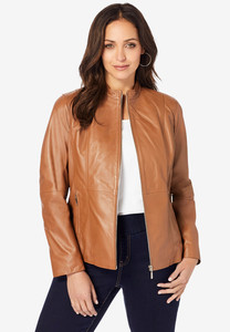 Nouvel arrivage de vestes de haute qualité respirantes en cuir véritable pour femmes personnalisées tricotées à bas prix en vrac quantité mode - Product Image 5