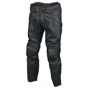 Pantalon de moto en cuir véritable pour homme, coupe-vent, grande taille, personnalisable, vêtements de moto de haute qualité pour les commandes en gros - Product Image 1
