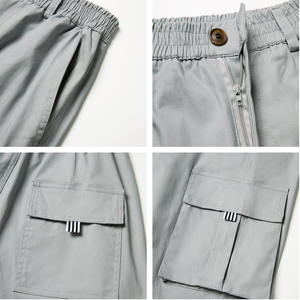 Pantalones cargo rectos con múltiples bolsillos informales personalizados para exteriores, pantalones tácticos elásticos para hombres, pantalones para hombres - Product Image 5