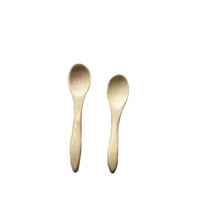 Mini cuillère en bois massif pour soupe faite à la main, cuillère en bois d'acacia pour cuillère à confiture avec poli à la main pour un prix bas - Product Image 2
