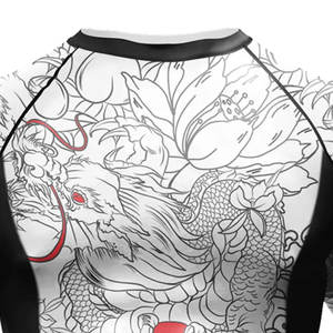 Personalizar el diseño de su propia ropa de entrenamiento Hombres Rash Guard Etiqueta privada Hombres Rash Guard - Product Image 4