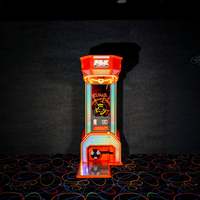 Nouvelle machine d'arcade de basket-ball et de boxe PK Punch Kick Street avec écran LED, orange, en plastique ABS et cadre métallique, 175W, 351 Lbs