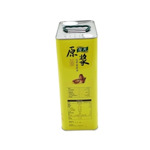 Bidon rectangulaire vide en fer blanc de qualité alimentaire pour huile d'olive 5L avec logo personnalisé, impression offset, surface laquée - Product Image 2