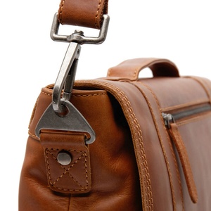 Chất Lượng Cao Da Messenger Túi Người Đàn Ông Cổ Điển Nâu Máy Tính Xách Tay Túi Da Satchel <span class=keywords><strong>18</strong></span>-<span class=keywords><strong>Inch</strong></span> Độn Nâu Da Máy Tính Túi - Product Image 3
