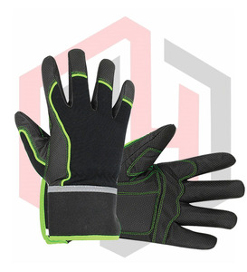 Gants de travail tactiques avec logo personnalisé Gants de mécanicien de sécurité en cuir synthétique pour le travail en extérieur Main d'assemblage vintage - Product Image 6