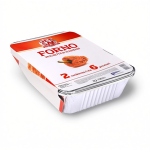 Disposable tray set R2 6 portions 2 pcs 700011 - Product Image 2