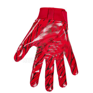 Guantes de fútbol americano de cuero de alta calidad, ligeros, de talla grande, nuevo stock, venta en línea - Product Image 5