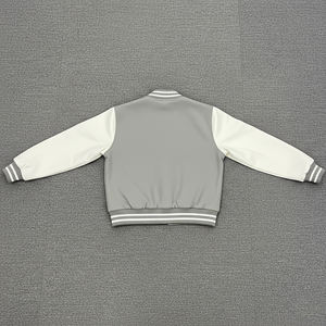 Vestes universitaires pour femmes, nouvelle collection 2025, vêtements décontractés, couleur unie, vêtements d'hiver, logo brodé en chenille personnalisé - Product Image 5