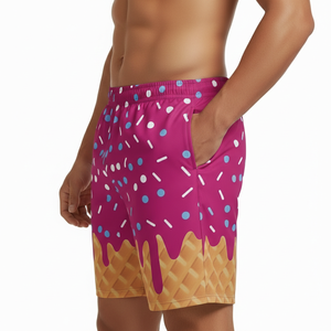 Candy Dad&Me Waffle Ice-Trunk Summer Casual Parent-child Sports <b>Lounge</b> Breathable Eco-Friendly Quick Dry Sublimated Polyester - Product Image 6