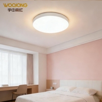 Plafonnier LED sans cadre en PP, dimmable, 18W, 3000K/4000K/6500K CCT, minimaliste, salon, IP20, CE, CB, EMC