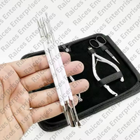 Accessoires et outils d'art des ongles Vente en gros en acier inoxydable massif Outils de manucure et de pédicure Poussoirs à ongles de qualité chirurgicale