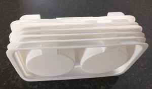 Bandejas de embalaje de plástico PVC ecológicas blancas para almacenamiento - Product Image 2