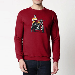 Sudadera informal de lana suave de poliéster/algodón para hombre, transpirable, a prueba de viento, holgada, de manga larga - Product Image 1