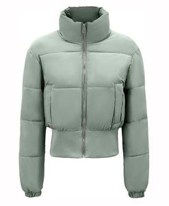 Nouvelle Veste d'Hiver Respirante Personnalisée pour Femmes en Gros 2026, Imperméable, Coupe-Vent, Court, à Capuche, Polyester/Nylon - Product Image 5