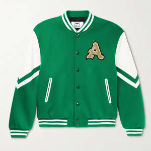 Chaqueta Varsity bordada personalizada de invierno de béisbol Bomber Letterman mangas de alta calidad - Product Image 6
