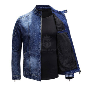 High Quality Made Men Jeans <b>Jacket</b> <b>Lightweight</b> Breathable Custom Logo Design Men Winter <b>Jacket</b> - Product Image 4