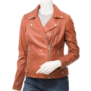 Chaqueta de Cuero Elegante y Ajustada de Nueva Moda para Mujer, de Alta Calidad, Súper Suave y Cómoda para la Temporada de Otoño - Product Image 1