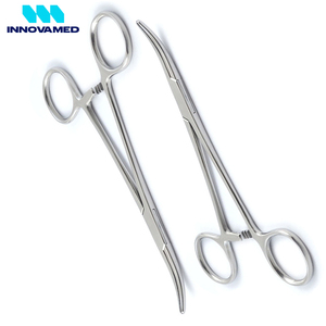Pinzas Curvas de Acero Inoxidable de Grado Médico Personalizadas II-SF-534, Instrumento Quirúrgico Clase I con Certificación CE - Product Image 5