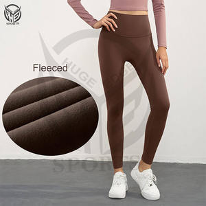 Leggings de yoga y fitness para mujer, de alta calidad, precio mayorista, con logo personalizado, efecto scrunch butt, para entrenamiento en el gimnasio. - Product Image 2