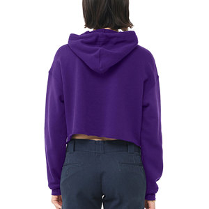 Stylish Women's Hoodies Crop Hoodie Casual Pullover Sweatshirt Wholesale Custom Fitness Streetwear - Product Image 4