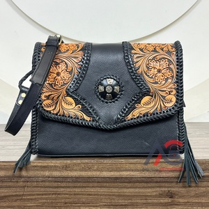 กระเป๋าถือหนังวัวแท้ งานแฮนด์เมด ดีไซน์หรูหรา คุณภาพสูง สไตล์วินเทจ สำหรับผู้หญิง ปี 2025 - Product Image 1