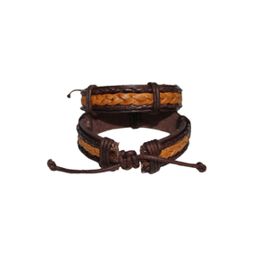 Premium Grade Genuine <b>Leather</b> <b>Bracelet</b> with Premium Designed Handmade Genuine <b>Leather</b> <b>Bracelet</b> For Unisex Wear - Product Image 1