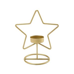 Portavelas de Metal Portavelas de hierro antiguo para decoración del hogar Mesa de boda - Product Image 2