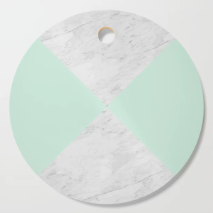 Planche à fromage en marbre écologique Planche à fromage de qualité supérieure Planche à découper et à découper pour légumes de restaurant - Product Image 3