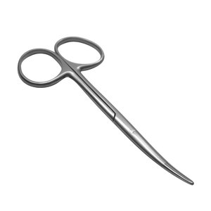 กรรไกรตัดแบ่งชั้นทำจากสเตนเลสขนาด10ซม. สำหรับตัดมีด้ามจับแบบทื่อโค้ง - Product Image 2