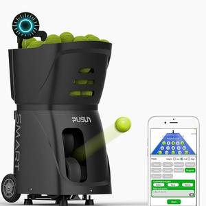 Meilleure offre : Machine à balles de tennis intelligente PT avec programmation personnalisée via l'application et entraînement IA, vitesse de 12 à 75 mph - Product Image 2