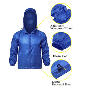 เสื้อกันฝนกันน้ำสำหรับผู้ชายเสื้อโค้ทกันฝนกลางแจ้ง - Product Image 6