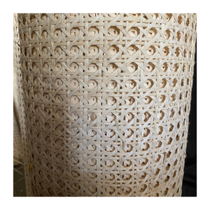 Rollo de ratán de plástico de alta calidad-Malla de cinta de caña de ratán duradera al por mayor para producción de muebles, interior y artesanía DIY - Product Image 1