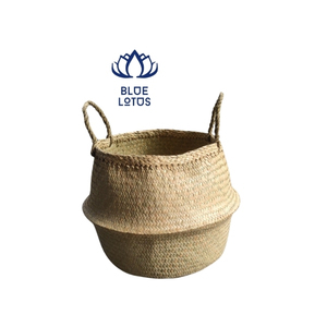 The Hottest Design Seagrass Belly Basket for Plant Pot Storage, Laundry, and Picnics, together with Seagrass Basket - Product Image 1