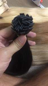 Vente en gros de haute qualité vierge non traitée i-tip extensions de cheveux de kératine humaine russe vietnamien faisceaux bruts avec devant en dentelle - Product Image 6